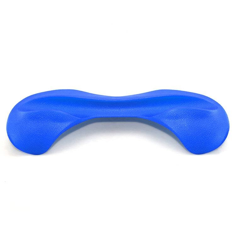 Almohadilla de hombro para barra de pesas, Protector de soporte de TPE para levantamiento de pesas, para cuello, gimnasio, Mancuernas: Azul
