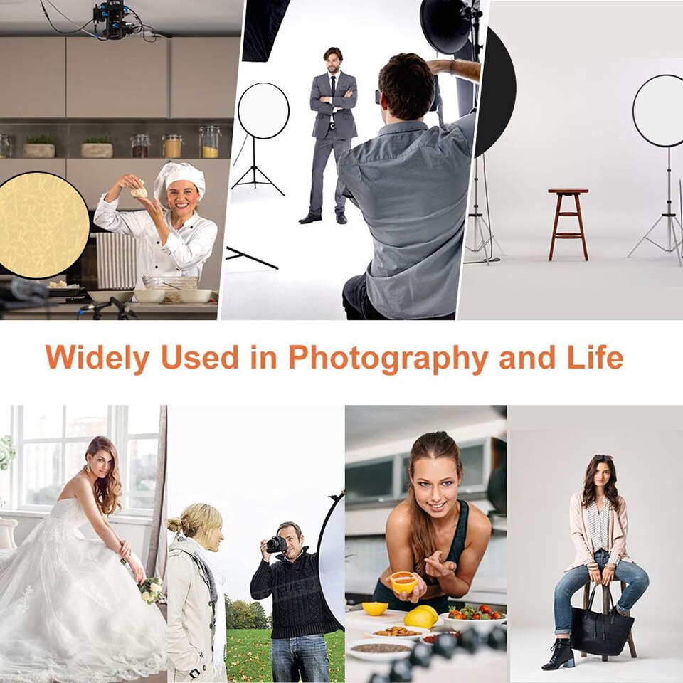 90x120cm 5 in 1 Portable Collapsible Light Oval Photography Reflector for Studio Multi Photo Outdoor studio reflector