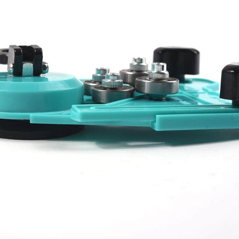 ABS Adjustable Glass Hole Locator Ceramic Tile Glass Hole Saw Cutter Guide Openings Locator Construction Tool