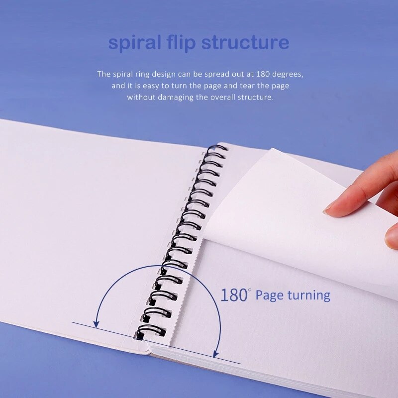 30 sheets A3/A4/A5 water color painting book traveling sketch book, hand-drawn graffiti book with watercolor paper Art Supplies