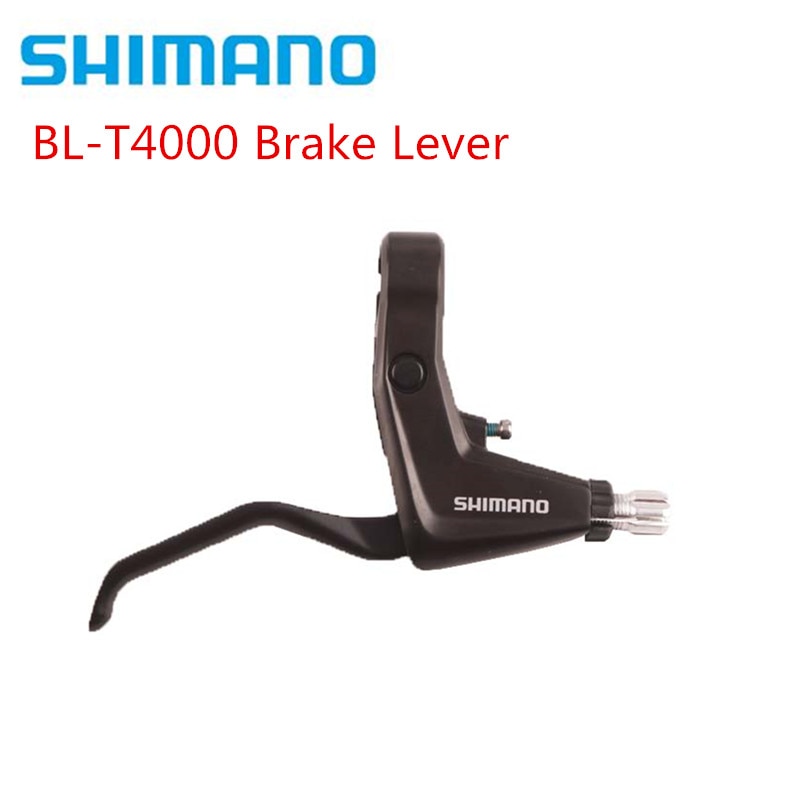 Shimano Alivio BL T4000 MTB Racefiets Fiets T4000 Remhendel Set-Zwart 22.2mm V-Brake Links en Rechts