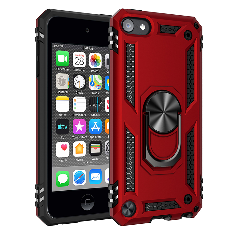 Anti-fall case For iPhone iPod Touch 5 6 7 Case Cover Ring Bracket Holder Shockproof Armor Back Shell For iPod touch 5 6 7 Coque