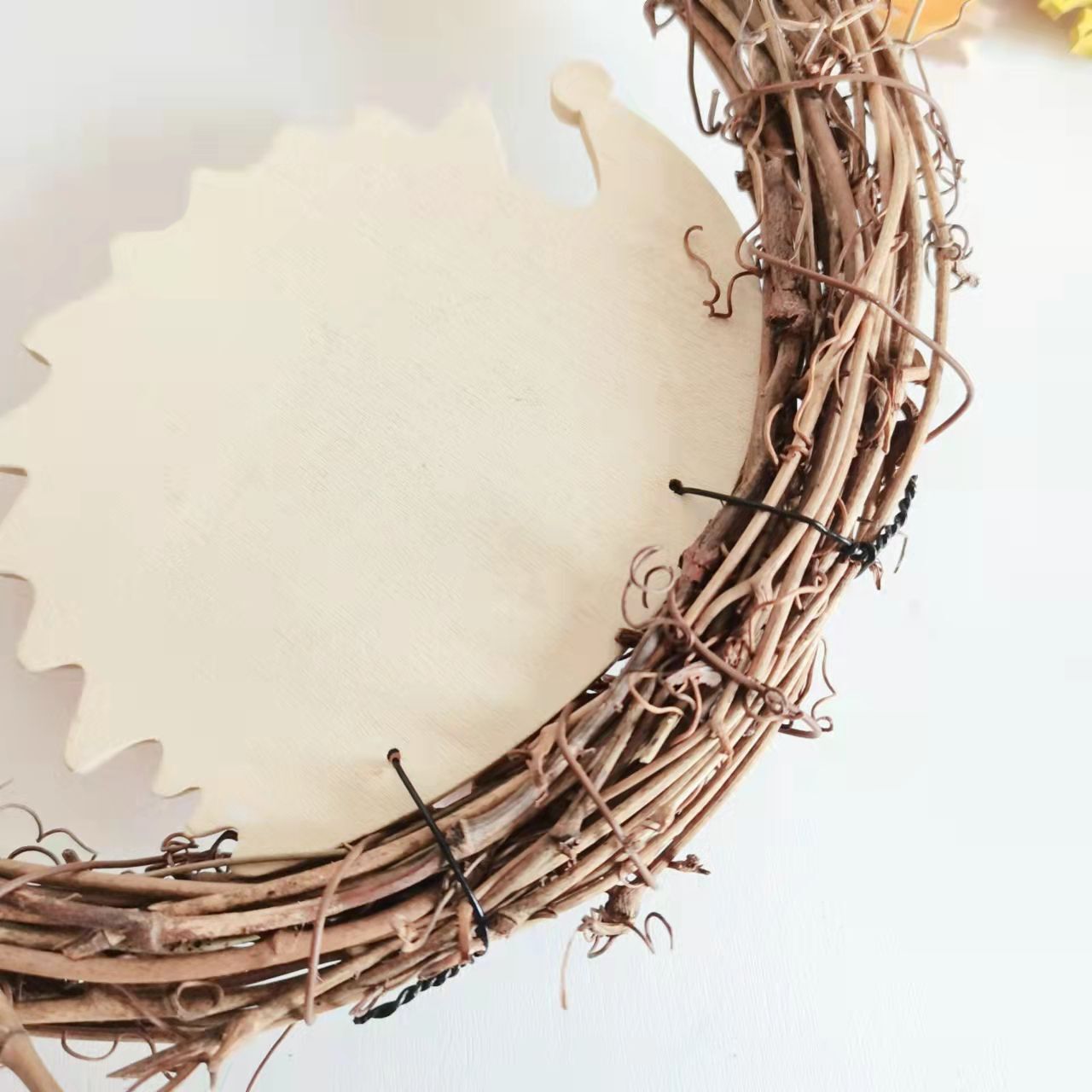 Vine Circle Easter Wreath Easter DIY Rattan Wreath Party Decoration