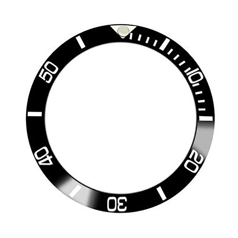 1pc peças de relógio 38mm moldura cerâmica inserções caso relógio acessórios para 40mm submariner relógio de pulso masculino reparação substituição