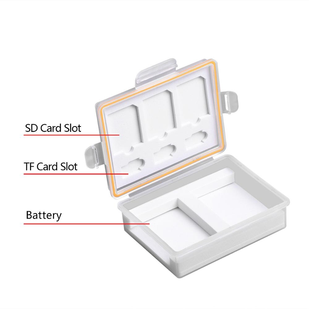 Camera Batterij Opbergdoos Sd Tf Geheugenkaart Case Voor Sony NP-FW50 NP-FV50 Canon LP-E17 LP-E12 NB-2L Fuij NP-W126 Batterijen