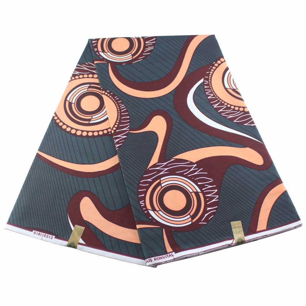Navy Ankara Fashionable 100% cotton ghana wax print fabric african real duch veritable wax