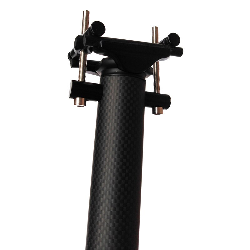 Ingen logo carbon sadelpind 27.2/30.8/31.6 mtb cykel sadelpind rør fuld carbon fiber sadelpind carbon mtb blank/mat