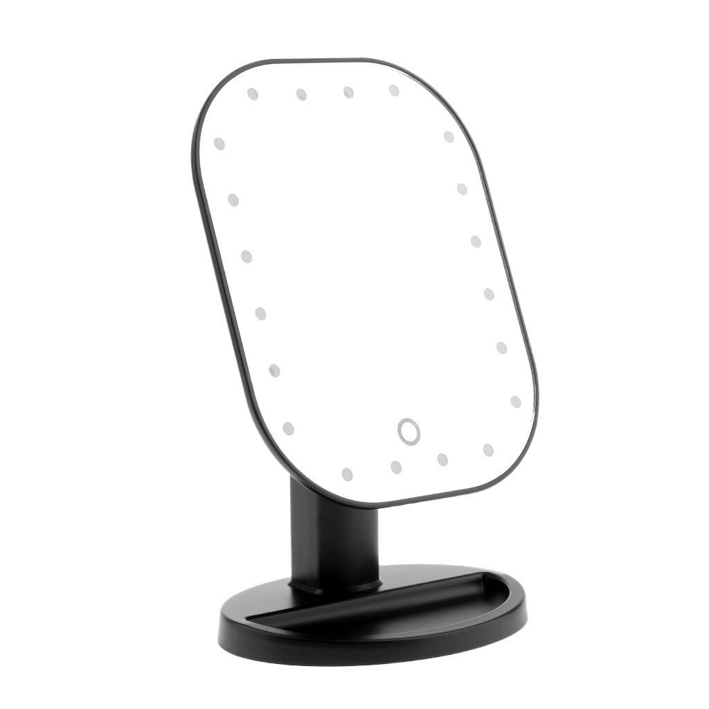 Pro Led Lighted Makeup Mirror /Tabletop Mirror -180° Rotation With 20 Lights &amp; Detachable