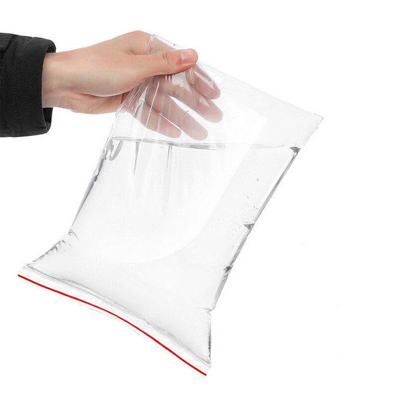 100pcs/pack Resealable Zip Lock Bags Self Seal Clear Plastic Poly Bag Food Storage Package Reclosable Vacuum Fresh Bag