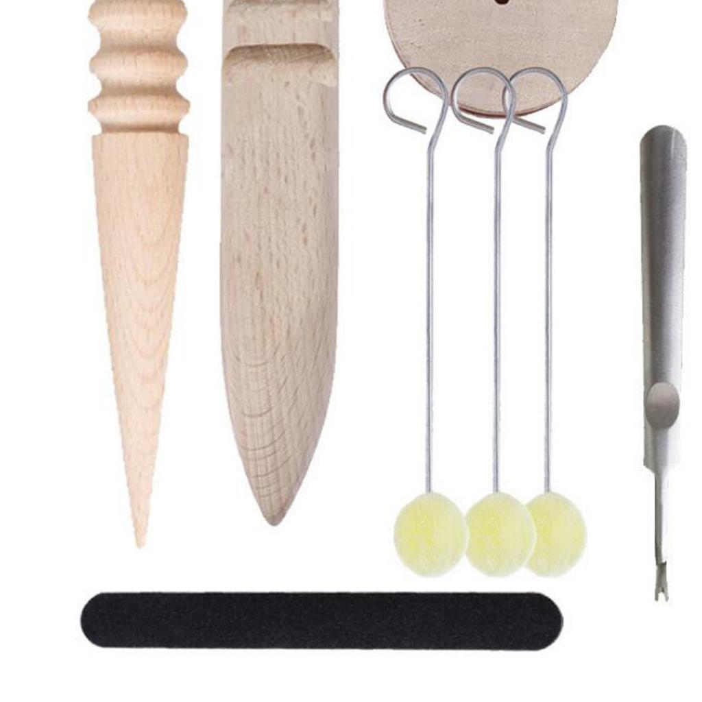 10 in 1 Leathercraft Tools Kit Stitching Edge Beveler Leather Skiving DIY Set