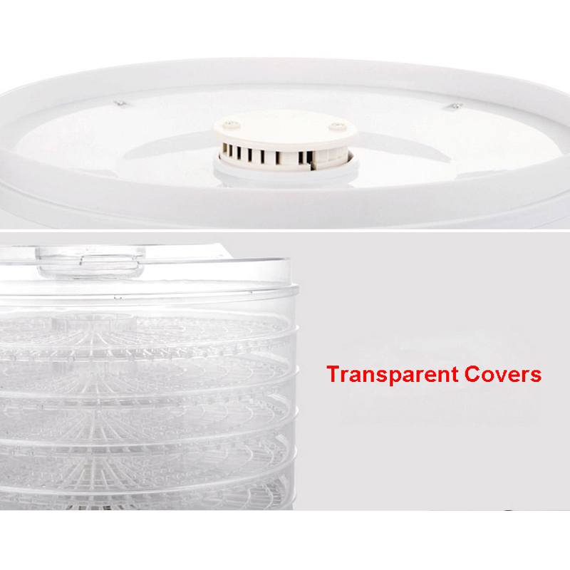 Teet 32cm Diameter Vijf Trays Elektrische Huishoudelijke Fruit Groente Dehydrator Machine