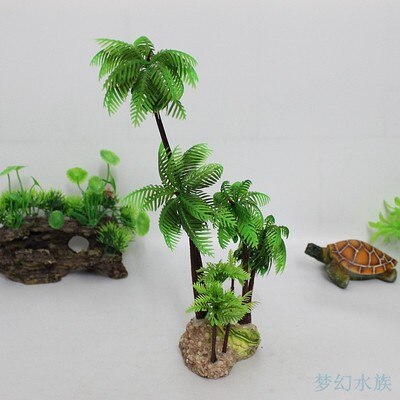 Nowe chwasty symulacji akwarium, żółw, gad, cylinder, zwierzę domowe, kształtowanie krajobrazu, dekoracje: C.10cm-12cm-24cm