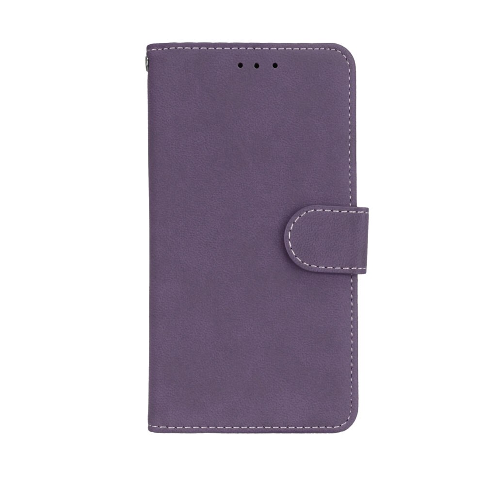 Funda de teléfono para BQ Aquaris U lite, carcasa de cuero con tapa para BQ Aquaris U lite: Purple