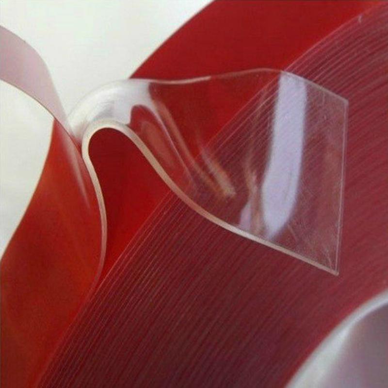 Cinta de agarre de doble cara adhesivo lavable Gel Invisible cinta transparente extraíble pegatina de pared accesorios de cocina