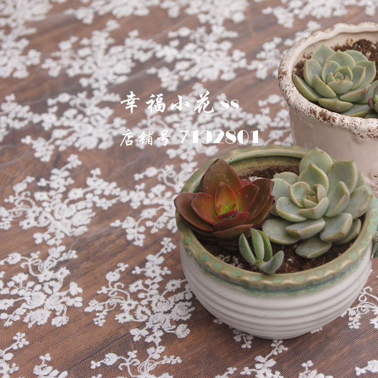 130Cm * 100Cm Wit Wedding Dress Bridal Applique Diy Bruids Hoofdtooi Sjaal Veil Geborduurde Lace Stof Patch