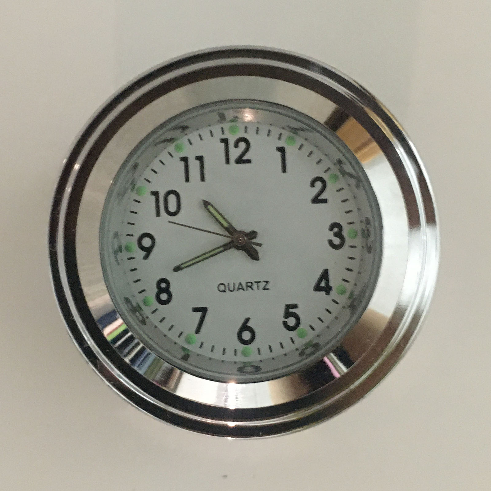 Horloge de guidon de moto adaptée pour Harley, Honda, Yamaha, 7/8 po, 1 po, Therye.com: Black