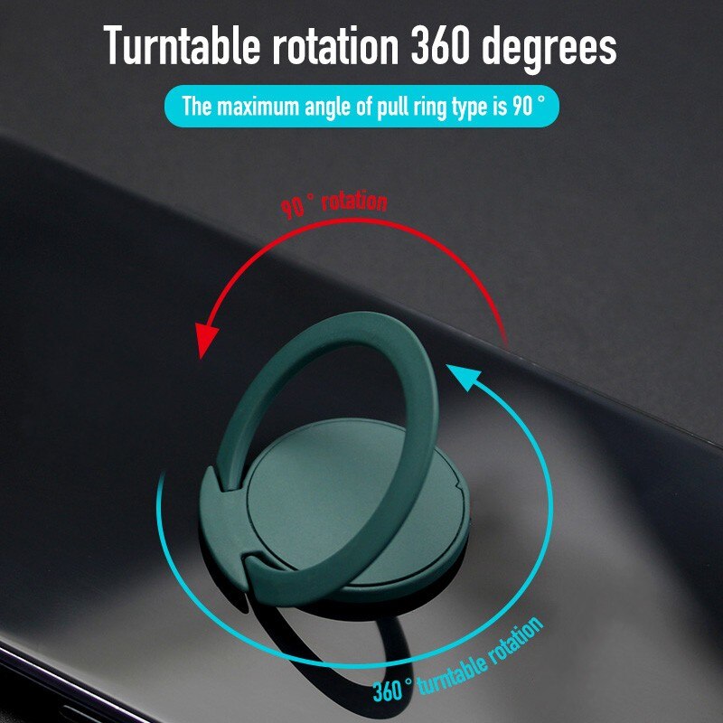 Soporte de Metal para teléfono móvil, accesorio de lujo muy fino, Universal, magnético, anillo de dedo