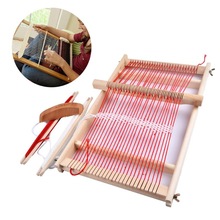 Houten Naaimachine Weefgetouw Kit Handgemaakte Geweven Pak Houten Multifunctionele Loom DIY Wol Haak Weefgetouwen Huishoudelijke Benodigdheden