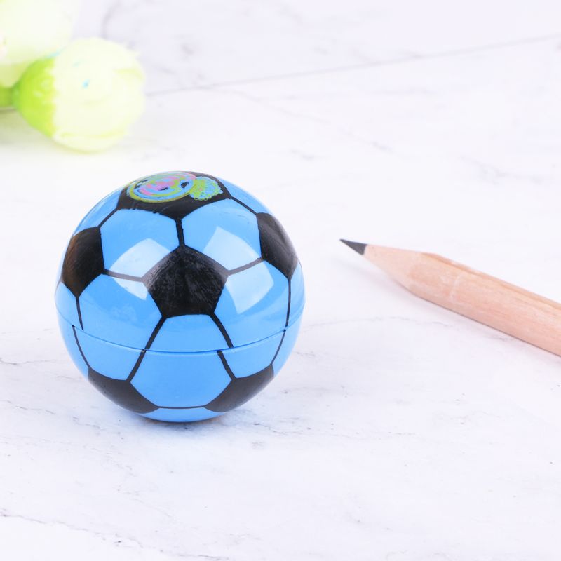 Soccer Ball Pencil Sharpener Football Shape School Supplies Stationary Q6PA