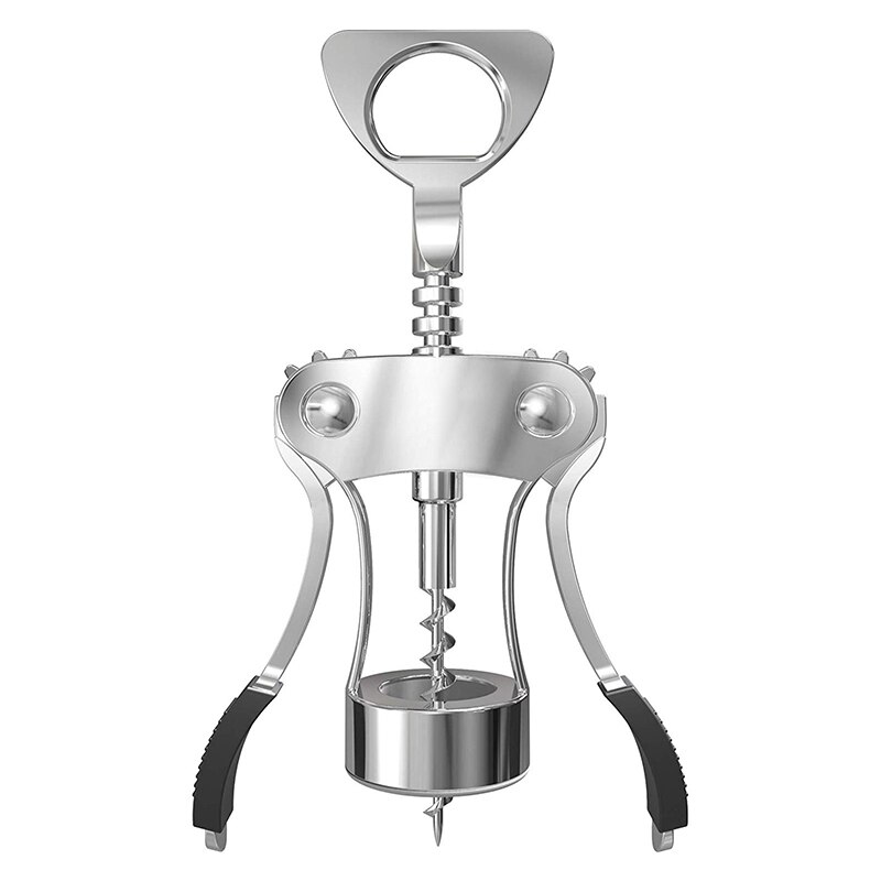 Sacacorchos de ala multifuncional corcho de vino y tapa de cerveza removedor de abrebotellas, herramientas de restaurante de cocina/accesorios de Bar: Default Title