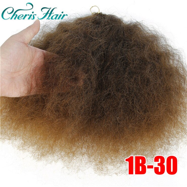 crochet braids Ombre Braiding Hair Extension Marley Braids Hair 18inch Braid for Dreadlocks Afro Crochet Hair: T1B/30