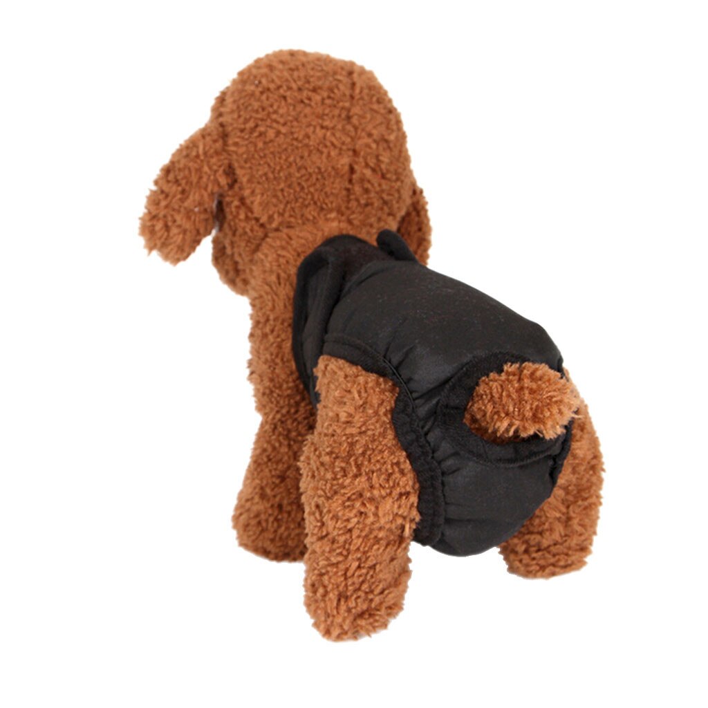 Huisdier Fysiologische Broek Hond Menstruele Teddy Polka Dot Riem Warmte Gezondheid Slipje Spot Eenvoudig en Schoon Beschermen Huisdier Gezondheid: Black / M