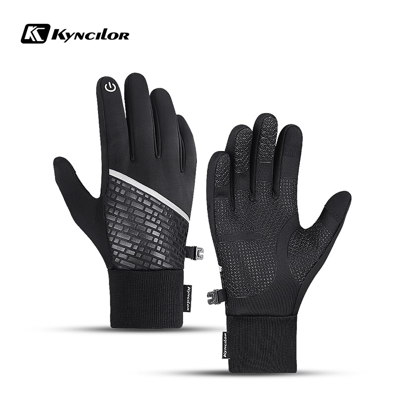 Kyncilor Winter Handschoenen Warm Touchscreen Volledige Vinger Fietshandschoenen Waterdichte Sport Handschoenen Bike Skiën Motorrijden