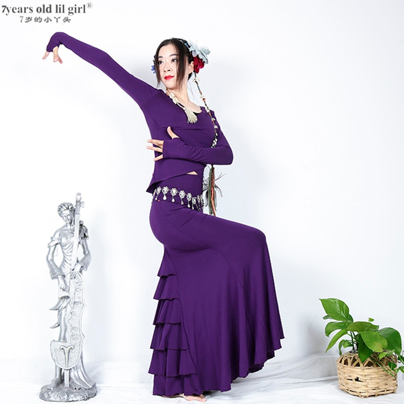 girls spanish dress costume kids spanish flamenco dress women ballroom dress waltz dance costumes foxtrot dance wear women ESS07