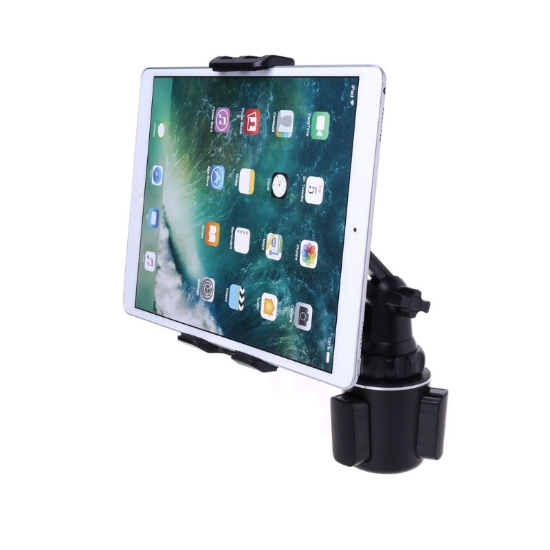 Car Cup Holder Phone Mount Universal Adjustable Angle Car Cradle Cup Tablet Mount for iPad iphone 3.5-12.5" Phone Tablet