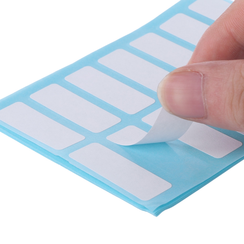 12 Sheet Self Adhesive Sticky White Label Blank St... – Grandado