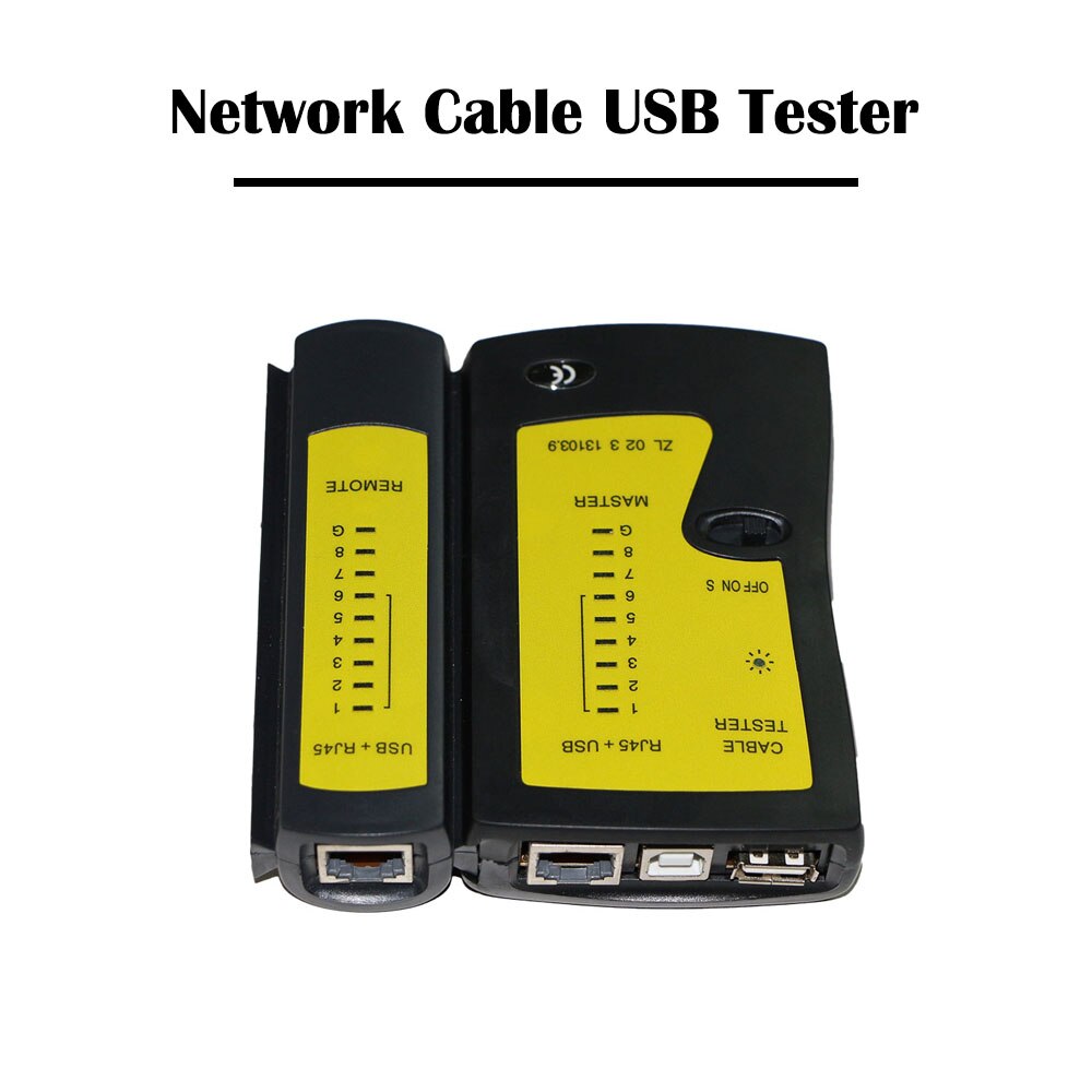 Network Cable USB Cable Tester for RJ11/RJ45 ,USB A-B Connector