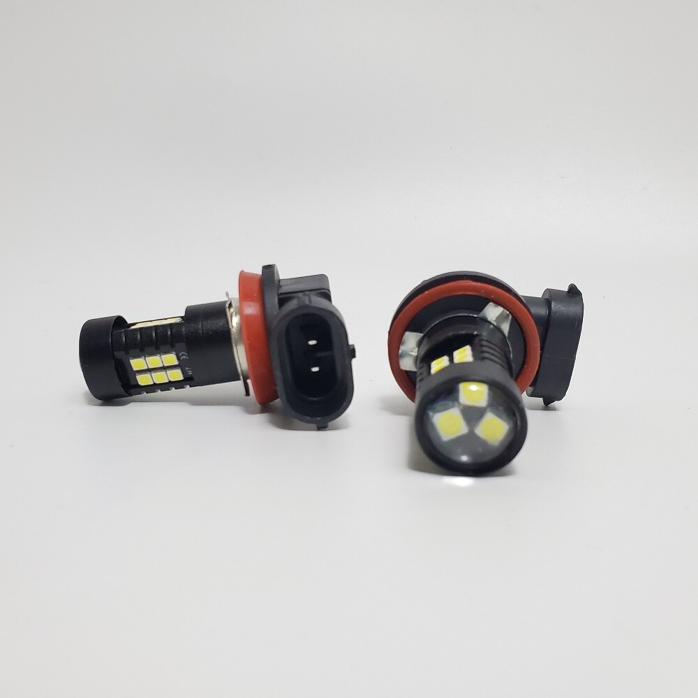 Gjeldende modell  h11 h8 led bil tåkelampe pære, led pære, bil ombygging, par opp