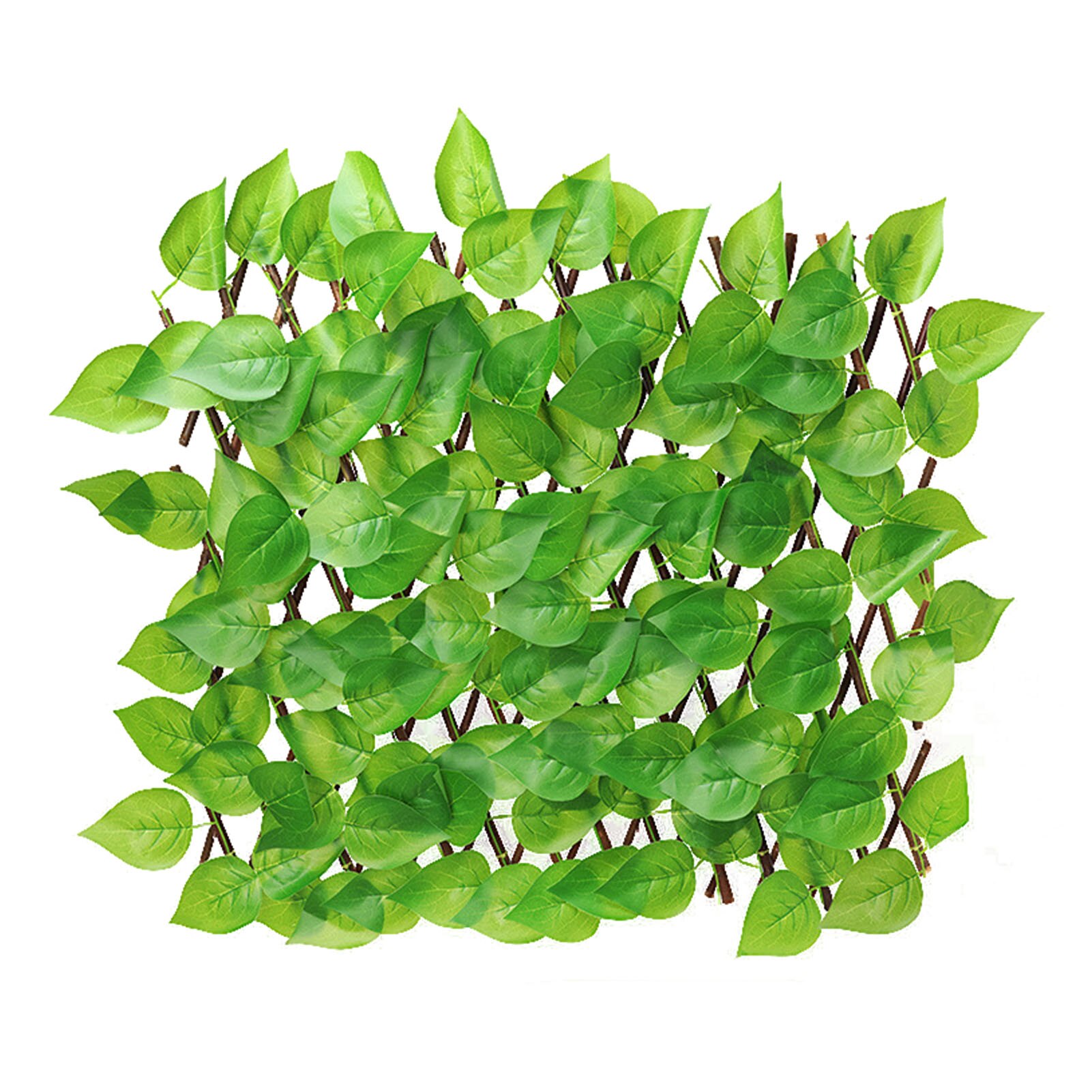 Retractable Artificial Wooden Fence Privacy Fence Garden Hedge Faux Privacy Fence Wood Vines Climbing Frame Garden Plant Decor: D