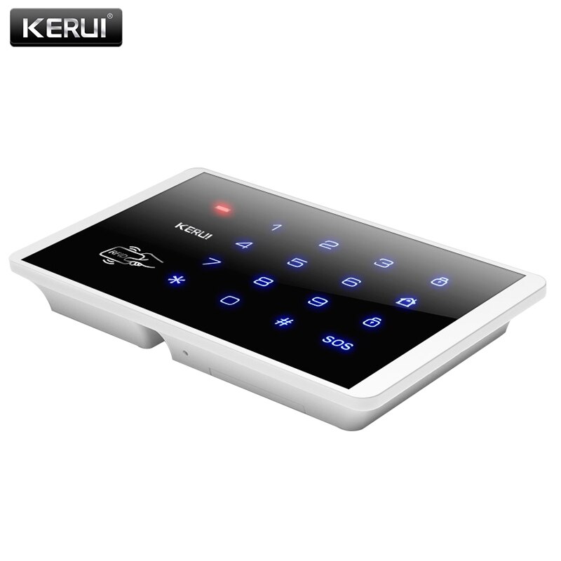 Kerui  k16 rfid touch trådløs adgangskode indbrudstyv adgangskontrol system arm frakoble tastatur til kerui pstn gsm wifi alarmsystemer
