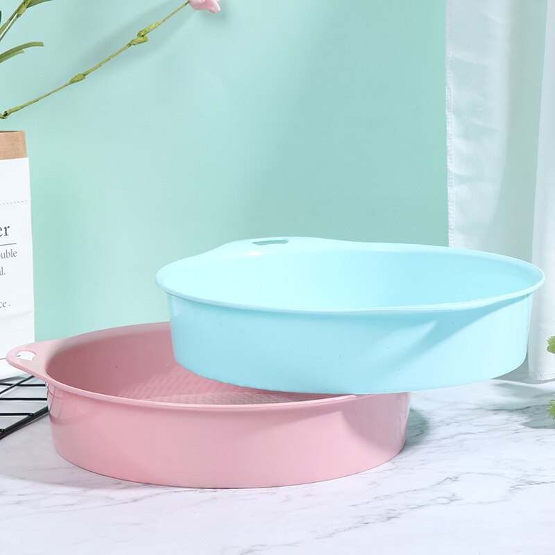 Plast hagejord sikt for kompost jord stein netting hagearbeid verktøy jord sikt blomst barnehage plante rekvisitt strikk sikt