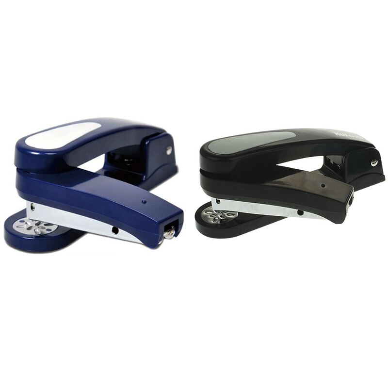 1 Pcs Blue Plastic 360 Degree Rotary Stapler 8 Binding Azimuth 360 Degree Rotatable School Family Manual Office Binding Supplies