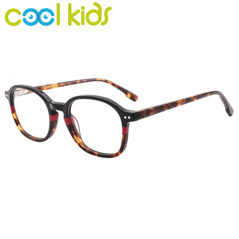 COOL KIDS Eyeglasses Frames Spectacles Frames for Children Boy and Girl Optic Glasses Brand Kids Glasses Goggles: WK3014 C4