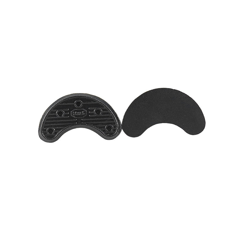 En forme de fer à cheval compensée talon autocollant semelle anti-dérapant patch réparation matériel de chaussure No 3 accessoires de chaussures