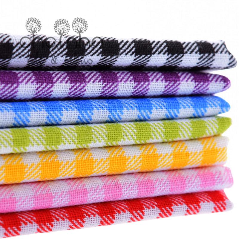 Dunne katoenen stof fat quarters tilda doek quilten scrapbooking patchwork stoffen patroon 7 stuks ripstop serie  bc 50*50cm