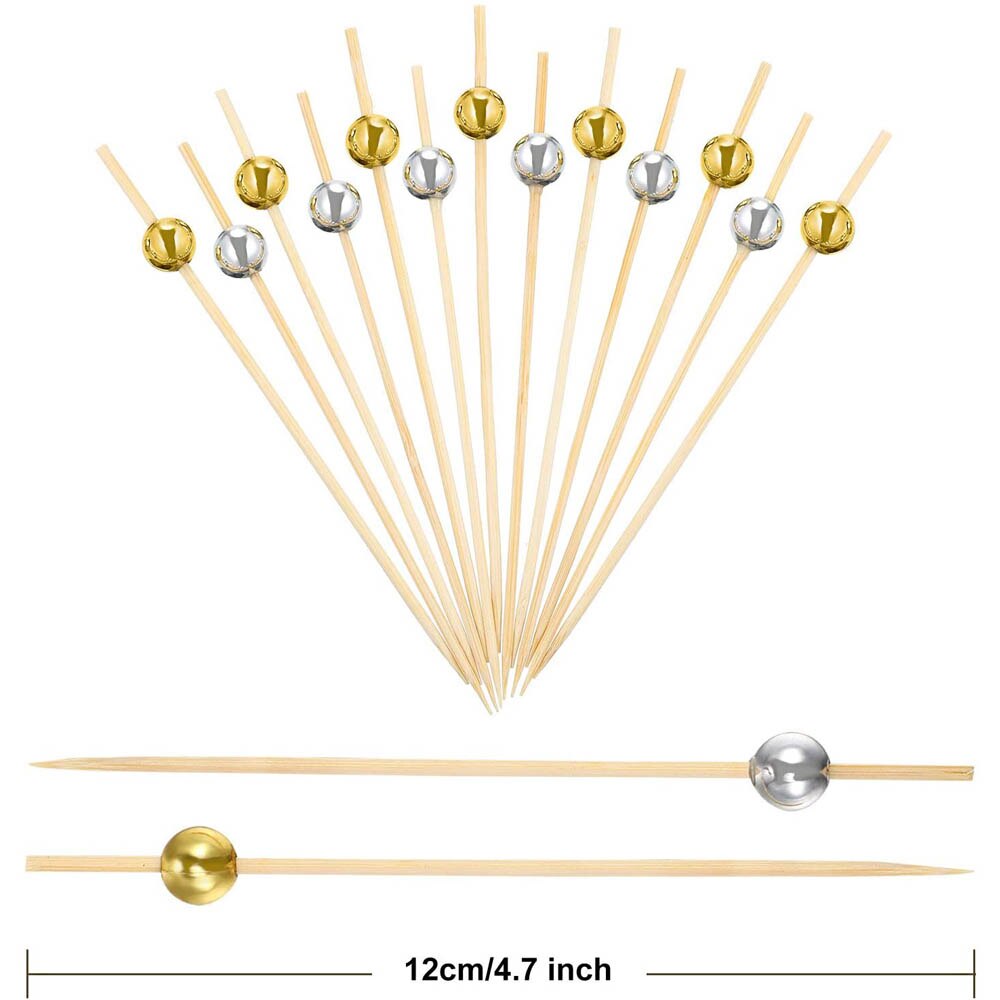 200 Wegwerp Bamboestokken Fruit Cocktail Kimchi Handgemaakte Tandenstokers Picknick Bruiloft Verjaardag Party Benodigdheden Meubels