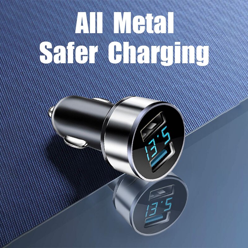 USB Car Charger For Mobile Phone On Iphone 12 Pro Max 11 5S Phone Adapter Fast Charging For Xiaomi Mi 11 9 Samsung Huawei In Car