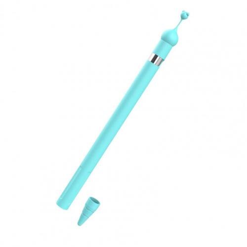 Nueva carcasa a prueba de golpes para Apple Pencil 1, funda portátil suave de silicona Premium, resistente al desgaste: Mint Green