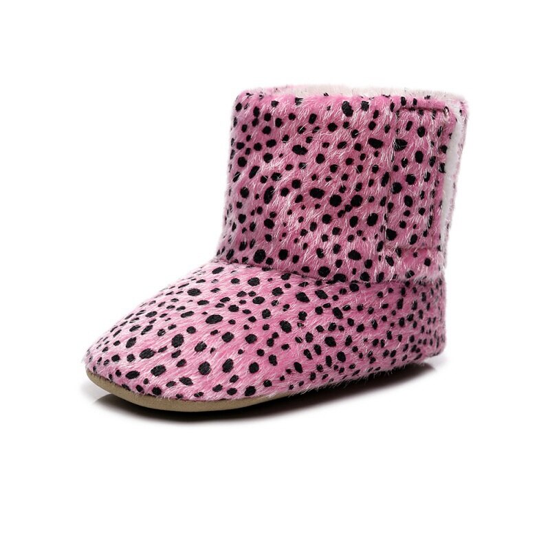 Baby Winter Warm Bont Snowboots Babyslofjes Anti-Slip Baby Jongens Bootie Schoenen 0-18M B: D / 18-24M