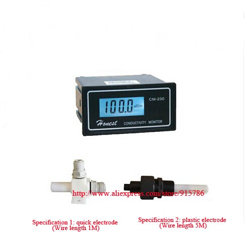 Geleidbaarheid Monitor geleidbaarheidsmeter, elektrische geleidbaarheid instrument, 0-2000us/cm Fout: 2% CM-230