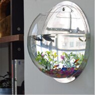 Væghængende montering akryl akvarium / væg akvarier væg akvarium boligindretning-: Et spejl / M