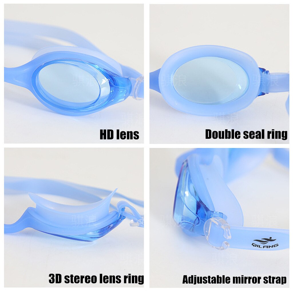 Multi Prescription Optical Swim Goggle Myopia Glasses Silicone Anti-fog Coated Watertight Swim Eyewear Eyeglasses diopter