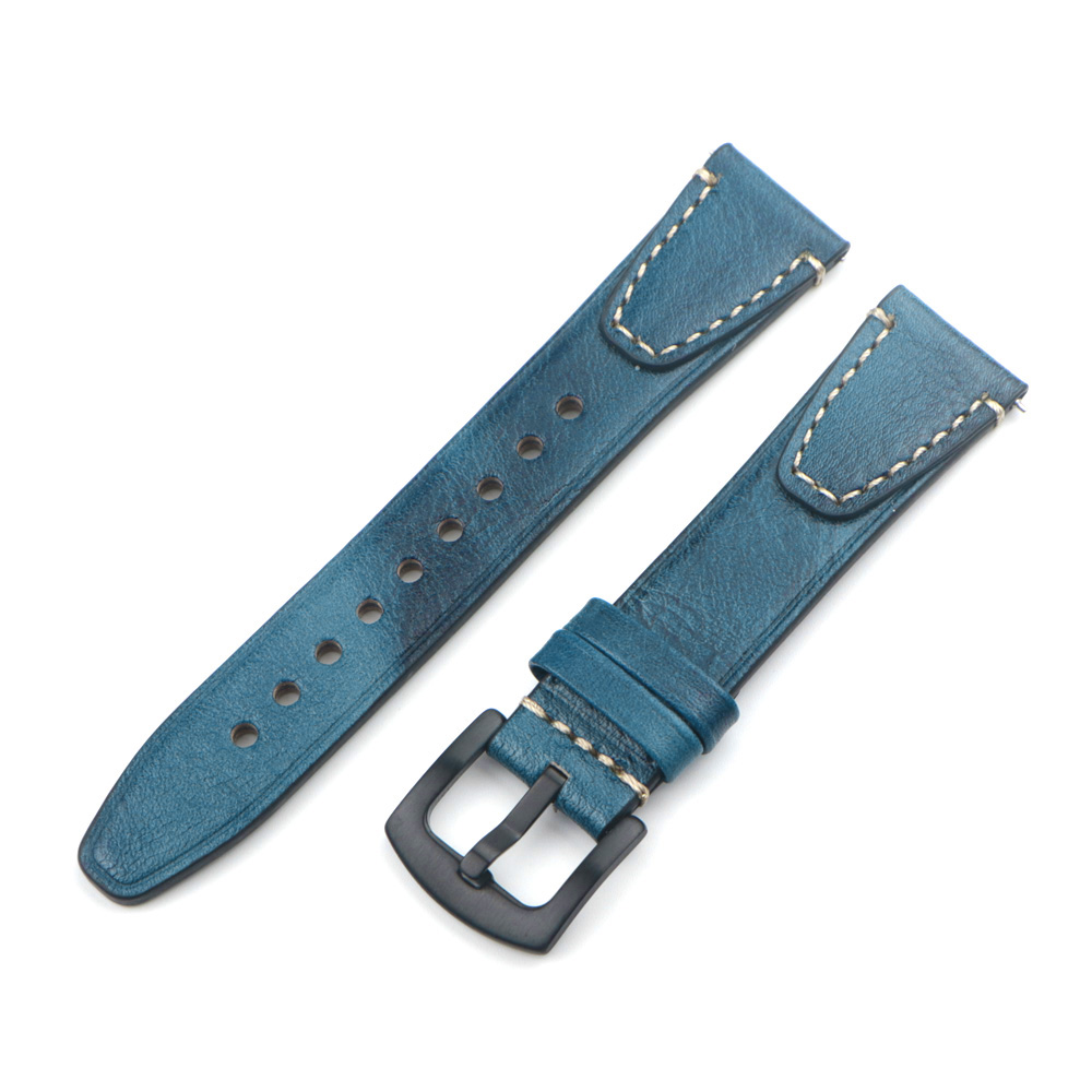 Handgemaakte Vintage Lederen Horlogeband 18mm 20mm 22mm Quick Release Volnerf Horlogeband voor Mannen Vrouwen Polsband Accessoires