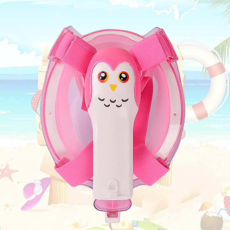 Dykkermaske for barn undervannsdykkermaske anti-tåke hel-tørr svømmemasker trygge vanntette snorkelmasker for barn