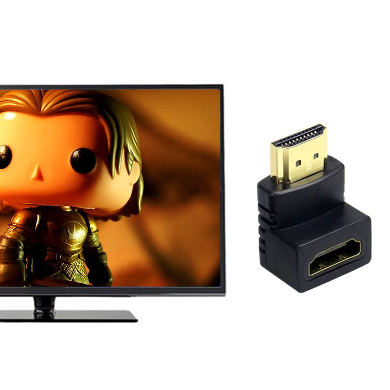 HDMI Adapter 270 90 Degree Right Angle Connector Male to Female Cable Converters Extender HDMI Extender for PS4 1080P HDTV