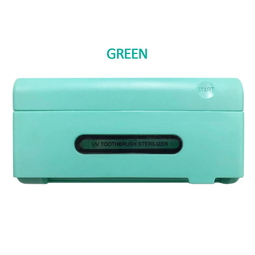 UV brosse à dents désinfectant porte-brosse à dents étui brosse à dents stérilisateur voyage brosse à dents étui pour maison nettoyant organisateur: Green